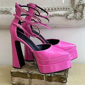 Pink Platform Barbie Heels